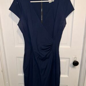Kenneth Cole Deep Blue Midi Dress